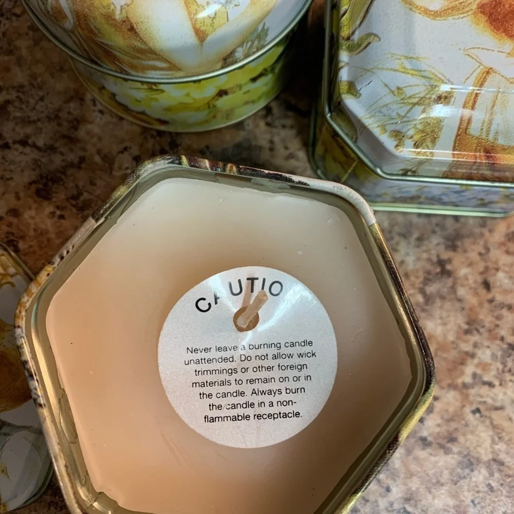 Candle Tins Country Time